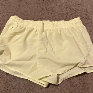 all in motion Pale Yellow Women's Athletic Shorts